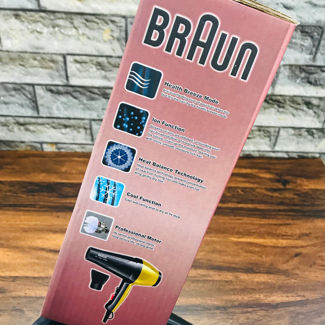 BRAUN Imported Hair Dryer | Model BR-7880