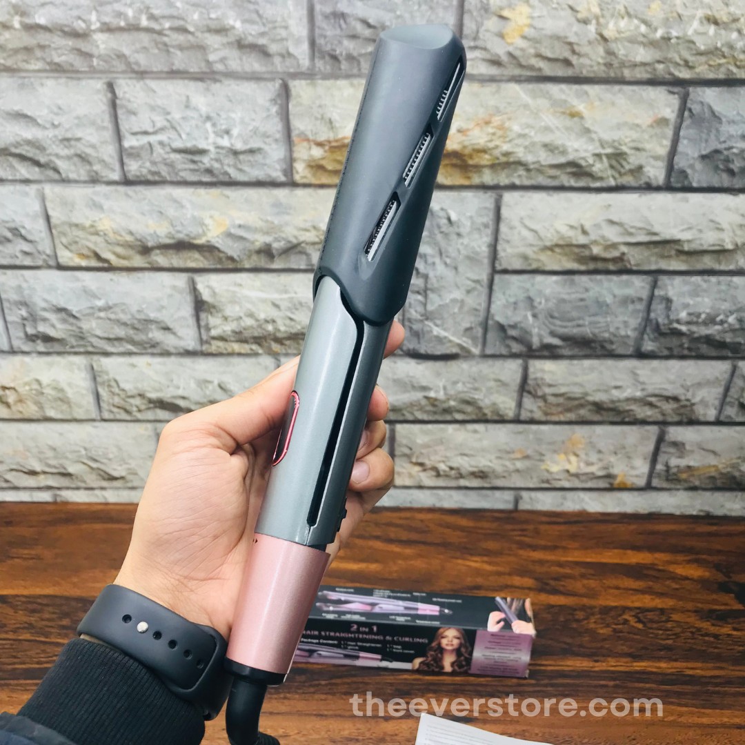 LDREAMAM 2 In 1 Hair Straightener And Curler With LCD Display | Imported