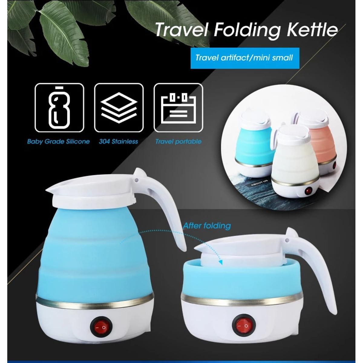 Foldable Teapot Water Heater Electric Kettle | Portable & Foldable Silicone  Electric Kettle