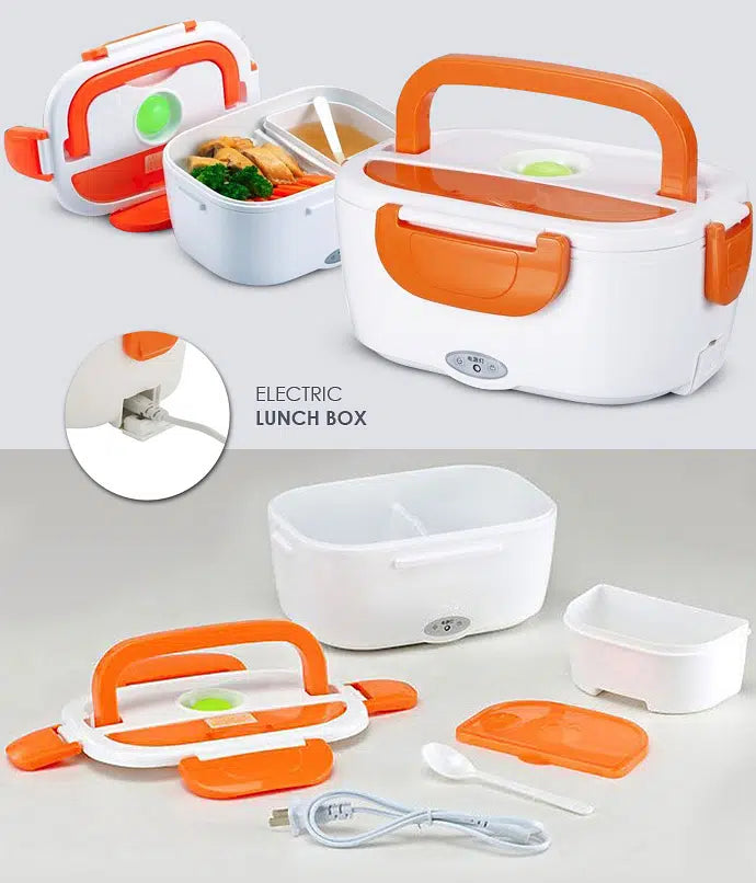 Waterproof Portable Electric Heating Lunch Box | Food Storage Warmer