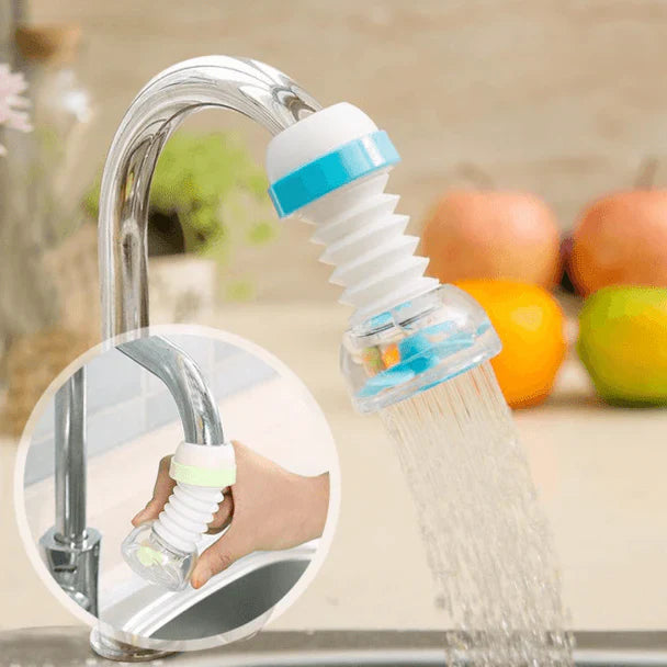 360 Rotating Adjustable Faucet |  Anti-Splash Water-Saving Valve Filter Tap Kitchen Device