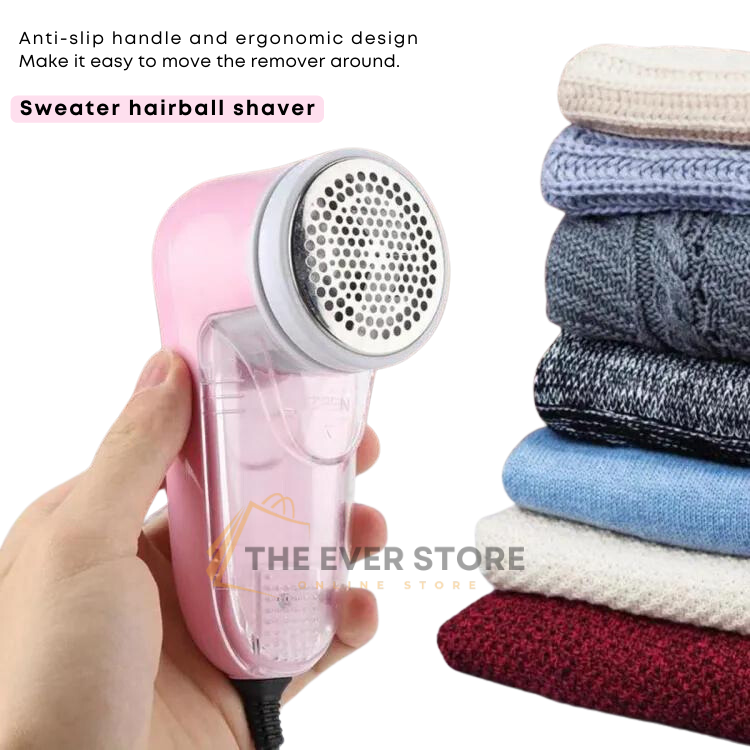 Rechargeable Fabric Lint Remover | Portable Electric Clothes Shaver with Brush and Blade