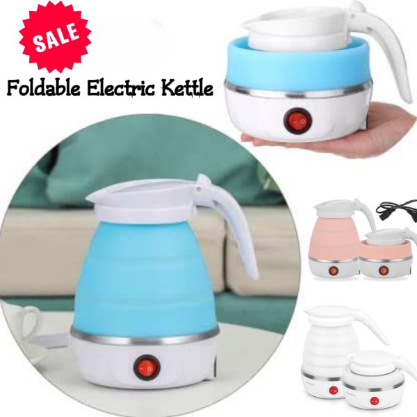 Foldable Teapot Water Heater Electric Kettle | Portable & Foldable Silicone Electric Kettle