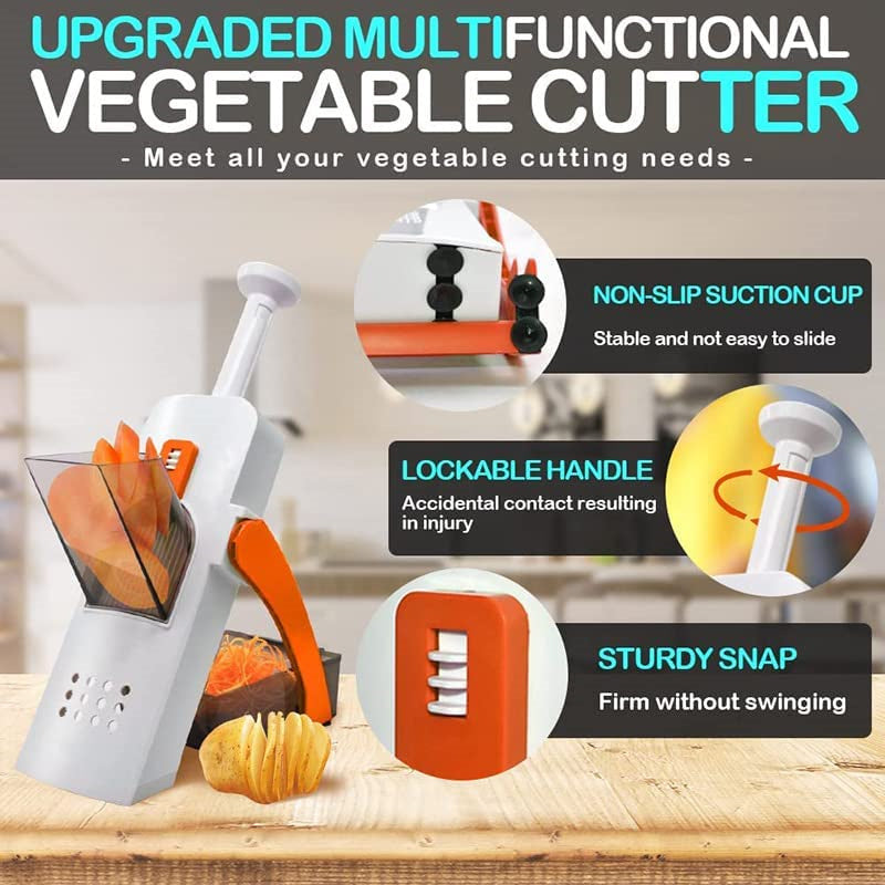 Multifunctional Vegetable Chopper| Potato Slicer | Food Shredder | Fruit Grater