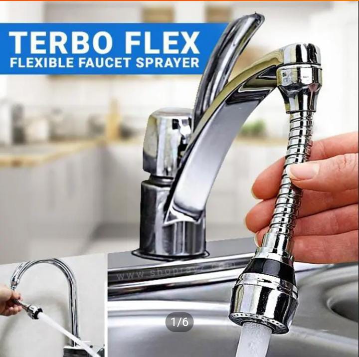 Turbo Flex Flexible 360 Faucet Sprayer