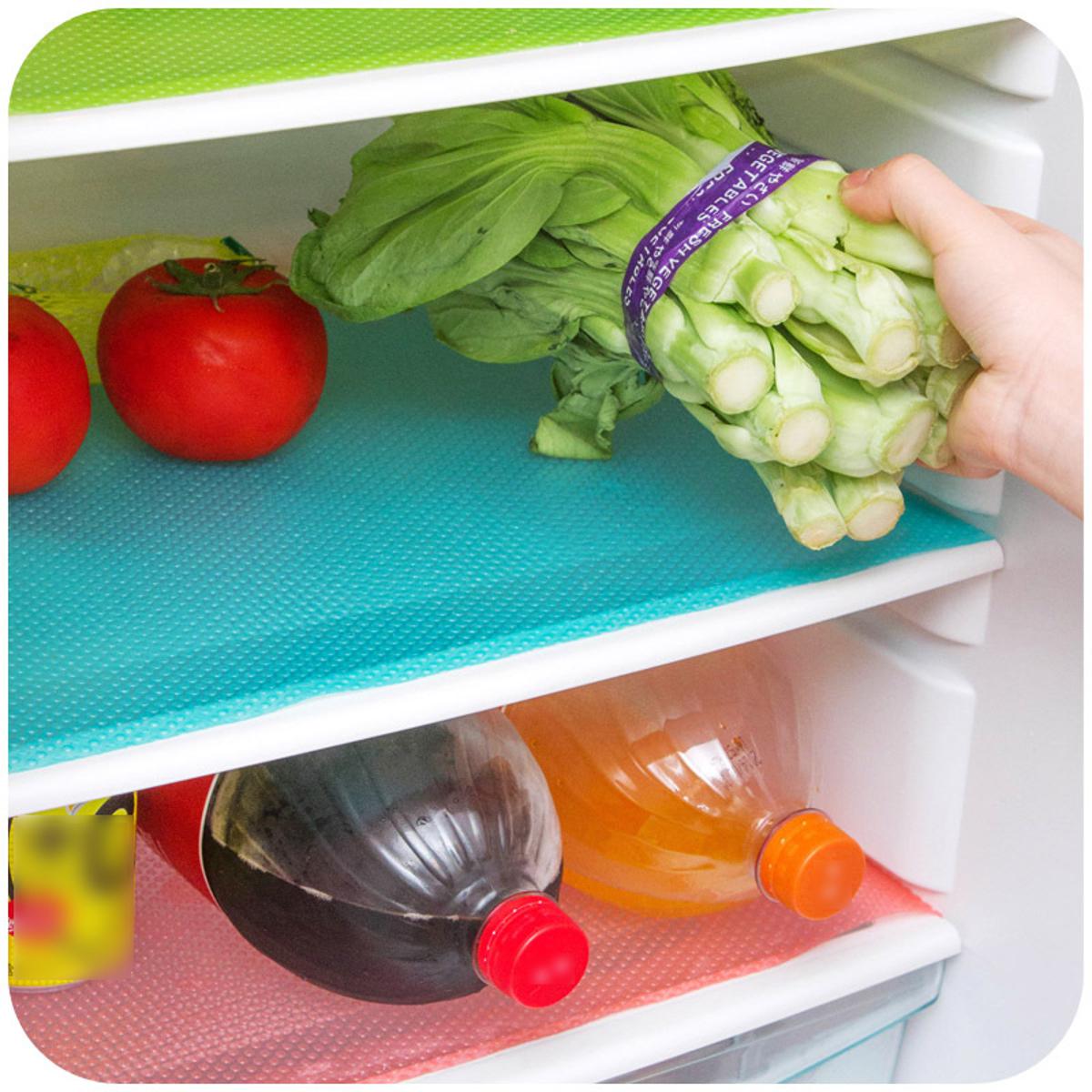 Refrigerator Mats Shelf Liners | Waterproof Refrigerator Pads | Drawer Table Placemats | Fridge Mats