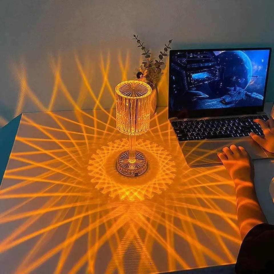 Luxury Crystal Diamond Table Lamp