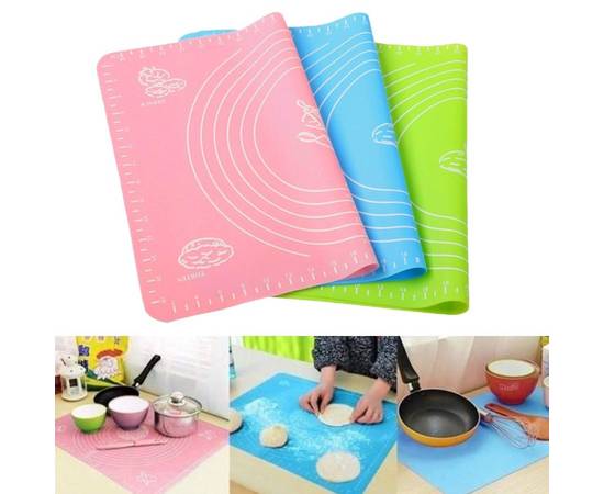 Non-stick Silicone Baking Mat Large Size With Measurements | Roti Maker(40x50cm)