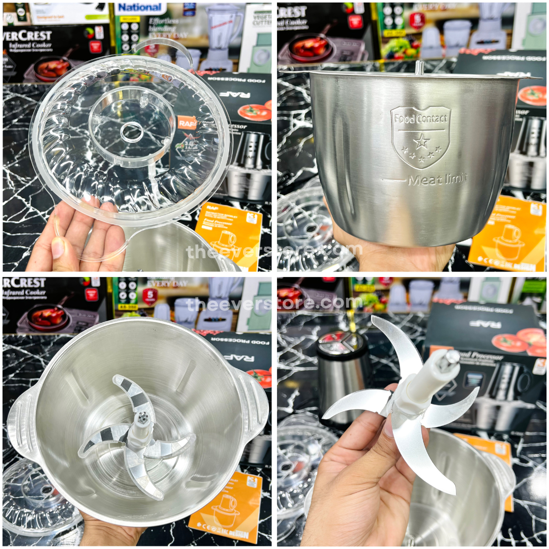 3 Liters Multifunctional RAF Food Chopper |  Imported Meat Grinder | Latest Model