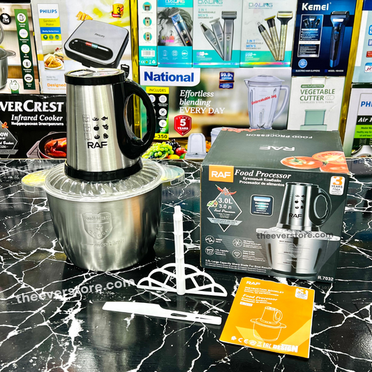 3 Liters Multifunctional RAF Food Chopper |  Imported Meat Grinder | Latest Model